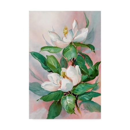 Barbara Mock 'Classic Magnolia' Canvas Art,12x19